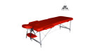 Массажный стол Dfc Nirvana, Elegant Optima,  186cm*W60cm*4cm, алюм. ножки, цвет красный (red)