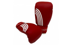 Перчатки боксерские LEADER  8 унций, красный