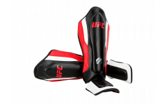 Защита голени с защитой подъема стопы (Черная - S/M) UFC