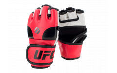 Перчатки MMA тренировочные с открытой ладонью (Красные L/XL) UFC